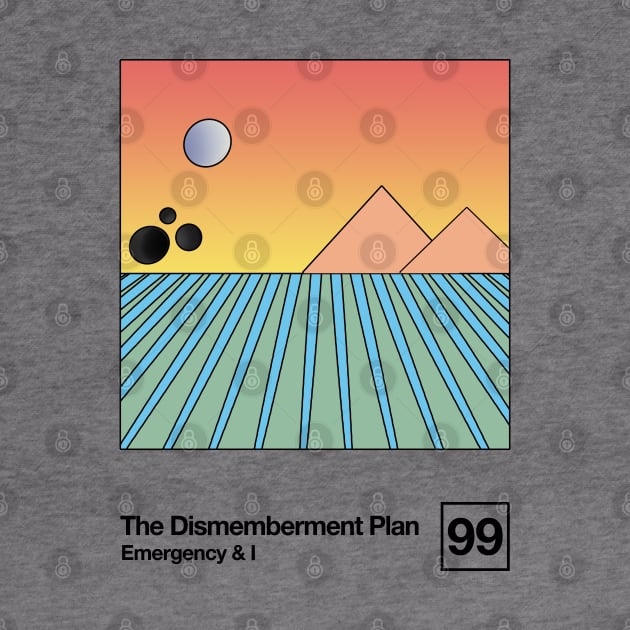 The Dismemberment Plan / Minimalist Style Graphic Artwork Poster Design by saudade